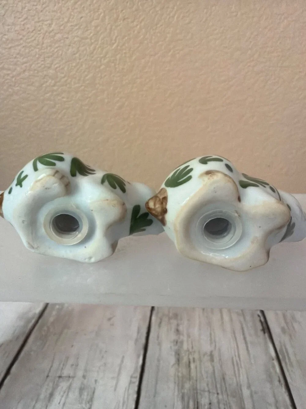Set of 2 Vintage Cat & Bunny Salt Pepper Shaker Sets w/Matching Underplate 1970s - Picture 10 of 15